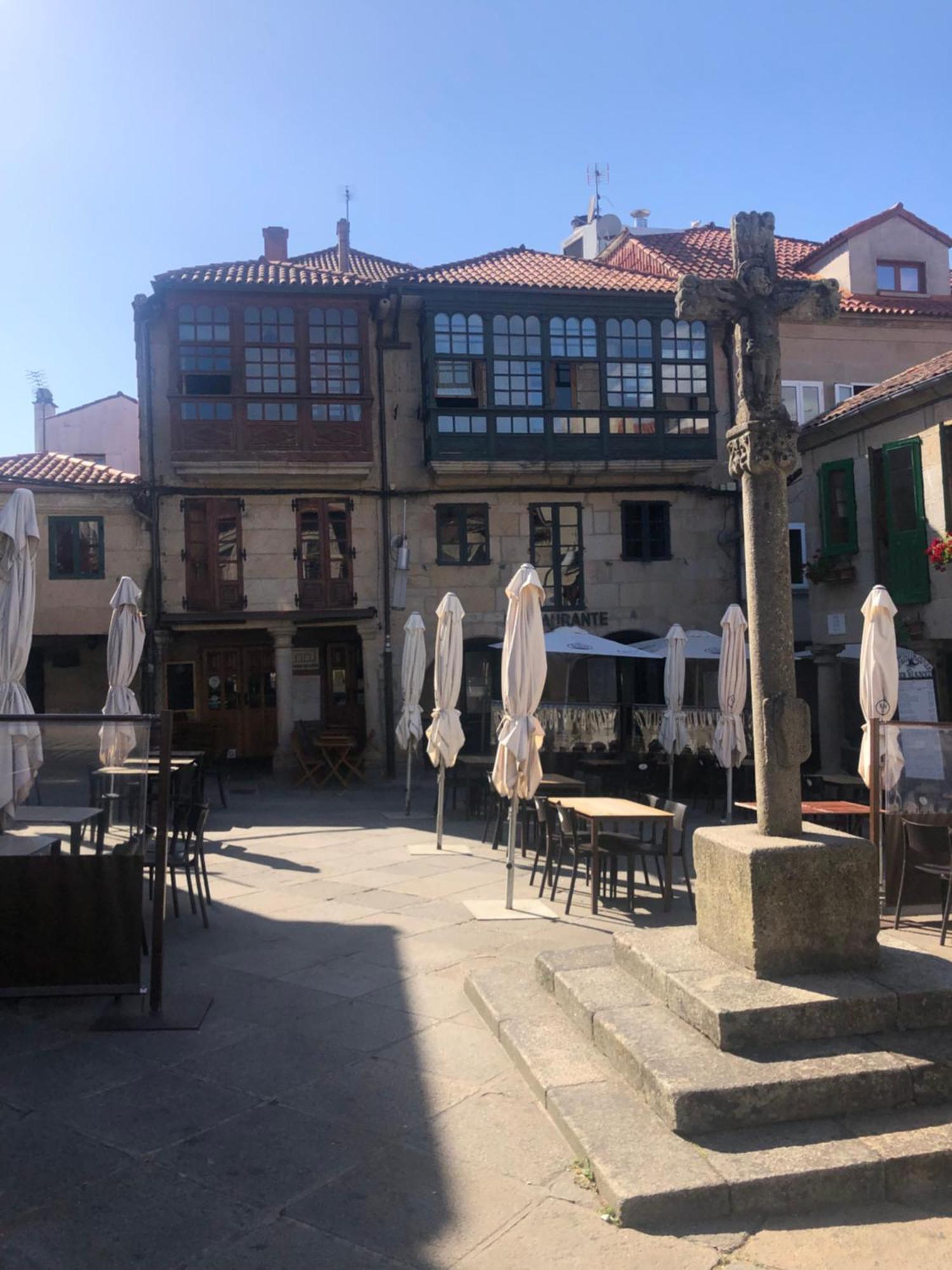 Casa Emblematica Rosarillo Plaza De La Lena Appartement Comarca de Comarca de Pontevedra Buitenkant foto
