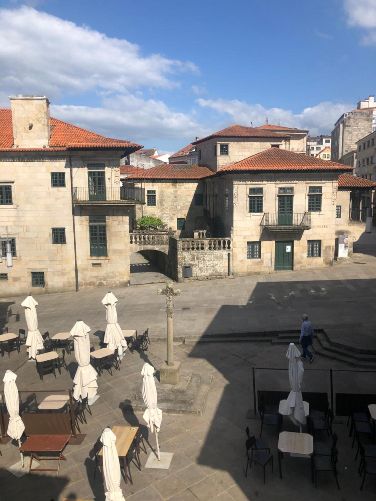 Casa Emblematica Rosarillo Plaza De La Lena Appartement Comarca de Comarca de Pontevedra Buitenkant foto